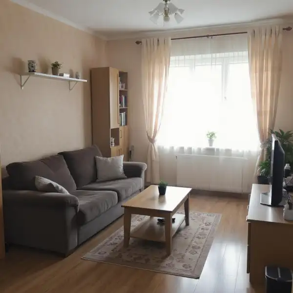 Квартира перед приездом гостей - после уборки